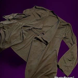 Black Knit overlay cardigan